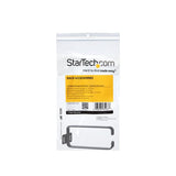 StarTech.com Anilla Pasacables en D Vertical 1U para Gestión de Cableado en Armarios Racks - Guiacables 4,5x10cm Rack Anillo organizador de cables Negro Acero 1U