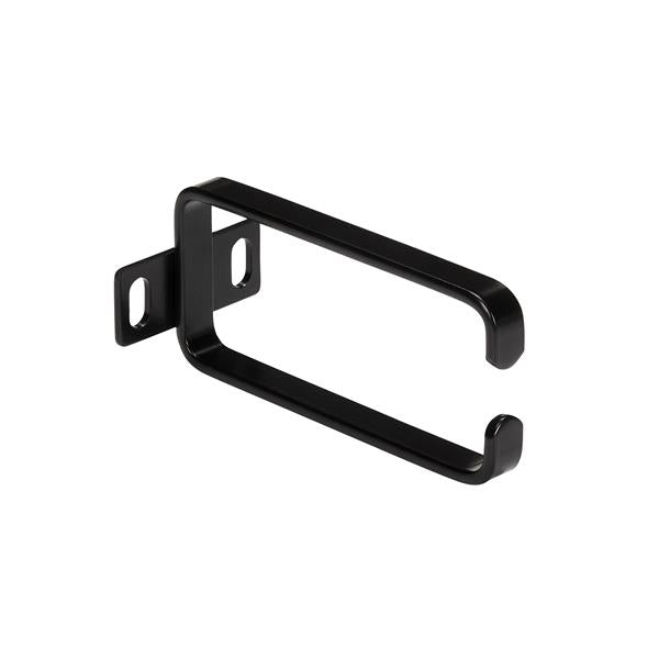 StarTech.com Anilla Pasacables en D Vertical 1U para Gestión de Cableado en Armarios Racks - Guiacables 4,5x10cm Rack Anillo organizador de cables Negro Acero 1U