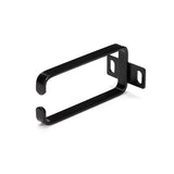StarTech.com Anilla Pasacables en D Vertical 1U para Gestión de Cableado en Armarios Racks - Guiacables 4,5x10cm Rack Anillo organizador de cables Negro Acero 1U