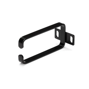 StarTech.com Anilla Pasacables en D Vertical 1U para Gestión de Cableado en Armarios Racks - Guiacables 4,5x10cm Rack Anillo organizador de cables Negro Acero 1U