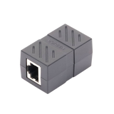 Acoplador Ugrren Extensor de Cable Ethernet RJ45 a RJ45) 1000Mbps Compatibilidad con Cat7 Cat6A Cat6 Cat5e Compatible con POE Ignífugo ABS