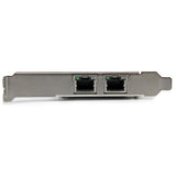 StarTech.com Tarjeta Adaptador de Red PCI Express PCI-E Gigabit Ethernet con 2 Puertos RJ45 Chipset Intel i350 tarjetas de red Alámbrico PCI Express Ethernet 2