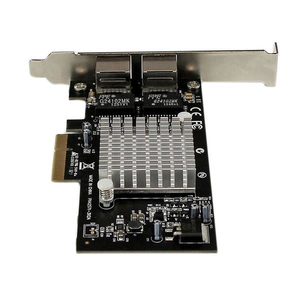 StarTech.com Tarjeta Adaptador de Red PCI Express PCI-E Gigabit Ethernet con 2 Puertos RJ45 Chipset Intel i350 tarjetas de red Alámbrico PCI Express Ethernet 2