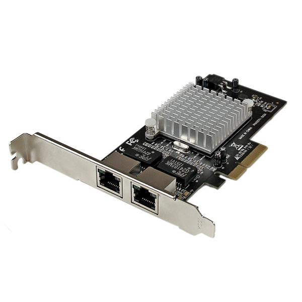StarTech.com Tarjeta Adaptador de Red PCI Express PCI-E Gigabit Ethernet con 2 Puertos RJ45 Chipset Intel i350 tarjetas de red Alámbrico PCI Express Ethernet 2