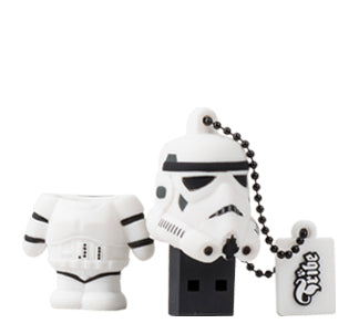 Tribe Stormtrooper unidad flash USB 8 GB USB tipo A 2.0 Negro, Blanco, Tapa