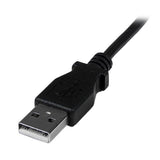 StarTech.com Cable Adaptador 2m USB A Macho a Mini USB B Macho Acodado en Ángulo hacia Abajo Cable USB 2.0 USB A Mini-USB B Macho
