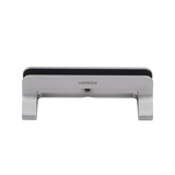 Soporte Vertical para Laptop / Adecuado para escritorio / Anchura Ajustable (12-26mm) / Amplia compatibilidad / Anti-Arañazos / Anti-Deslizante /Ajustable Mediante Tornillos / Color Plata / Aluminio + Silicona