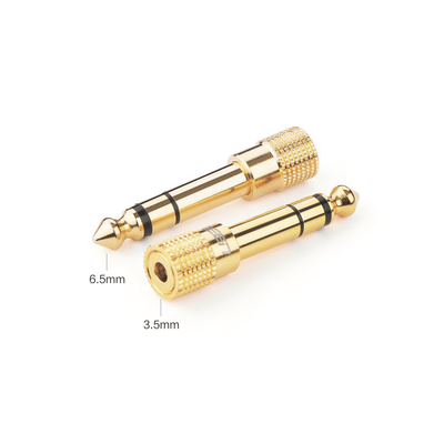 20503 - Ugreen 20503 cambiador de género para cable 6.35mm 3.5mm Oro