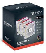 Balam Rush Eolox Link-R EXL95R Gabinete de la computadora Ventilador 12 cm Blanco
