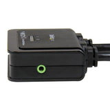 StarTech.com Conmutador Switch KVM 2 puertos HDMI USB Audio con Cables Integrados - 1080p Interruptores KVM 2 USB No