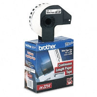 ETIQUETA BROTHER DK2214 DE PAPEL CONTINUA  BLANCA 12MM