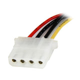 StarTech.com Cable de 30cm Adaptador de Alimentación SATA a LP4 - Hembra a Macho Cable 0,305 m SATA de 15 pines Molex (4-pin) Macho