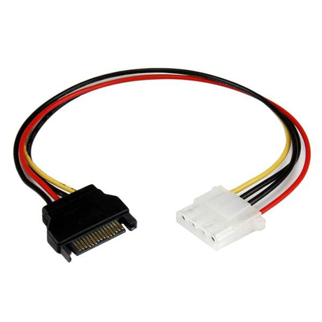 StarTech.com Cable de 30cm Adaptador de Alimentación SATA a LP4 - Hembra a Macho Cable 0,305 m SATA de 15 pines Molex (4-pin) Macho