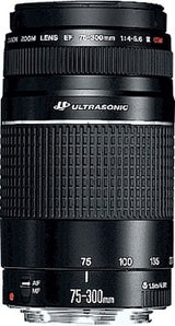 Canon EF 75-300mm f/4.0-5.6 III USM Negro, Autoenfoque, 6473A003AA | Lentes de cámara