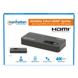 207614 - Manhattan 207614 Divisores de vídeo 2 HDMI 2x HDMI