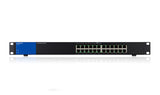 Linksys LGS124P switch Gigabit Ethernet (10/100/1000) Energía sobre Ethernet (PoE) 1U Negro