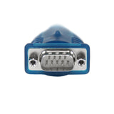 StarTech.com Cable Adaptador USB a Serie RS232 de 1 Puerto Serial DB9 - Macho a Macho Cable Gris 0,43 m USB 2.0 Type-A DB-9