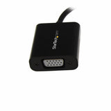StarTech.com Adaptador Mini DisplayPort a VGA - Convertidor Activo de Mini DP a VGA Vídeo 1080p con Certificación VESA - mDP 1.2 o Thunderbolt 1/2 Mac/PC a Monitor VGA -VGA Negro Cable Derecho Derecho 0,18 m Mini DisplayPort