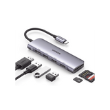 Ugreen 20956A hub de interfaz USB Tipo C 5000 Mbit/s Plata