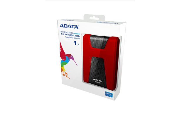 ADATA DashDrive Durable HD650 discos duros externos 1 GB 2.5 cm (2.5") SATA Unidad de disco duro