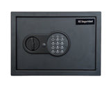 XE Seguridad CFD-25 caja fuerte Caja fuerte portátil Negro, Cerradura con combinación, Llave, Piso/pared