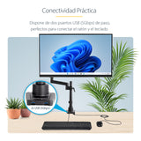 StarTech.com Brazo de Soporte para Monitor - Articulado - con 2 Puertos USB 3.0 - Premium Soportes para monitores 1 86,4