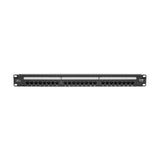 Tripp Lite N252-P24 Panel de Conexiones Cat6 de 24 Puertos – Cumple con PoE+, 110 / Krone, 568A/B, RJ45 Ethernet, Instal