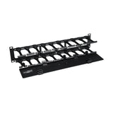 Tripp Lite SRCABLEDUCT2UHD Administrador De Cables Horizontal De 2U De Alta Capacidad (Conducto De Peine Con Tapa De Bis