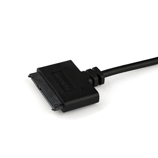 StarTech.com Cable SATA a USB con UASP, Negro, 6 Gbit/s, FCC, USB3S2SAT3CB