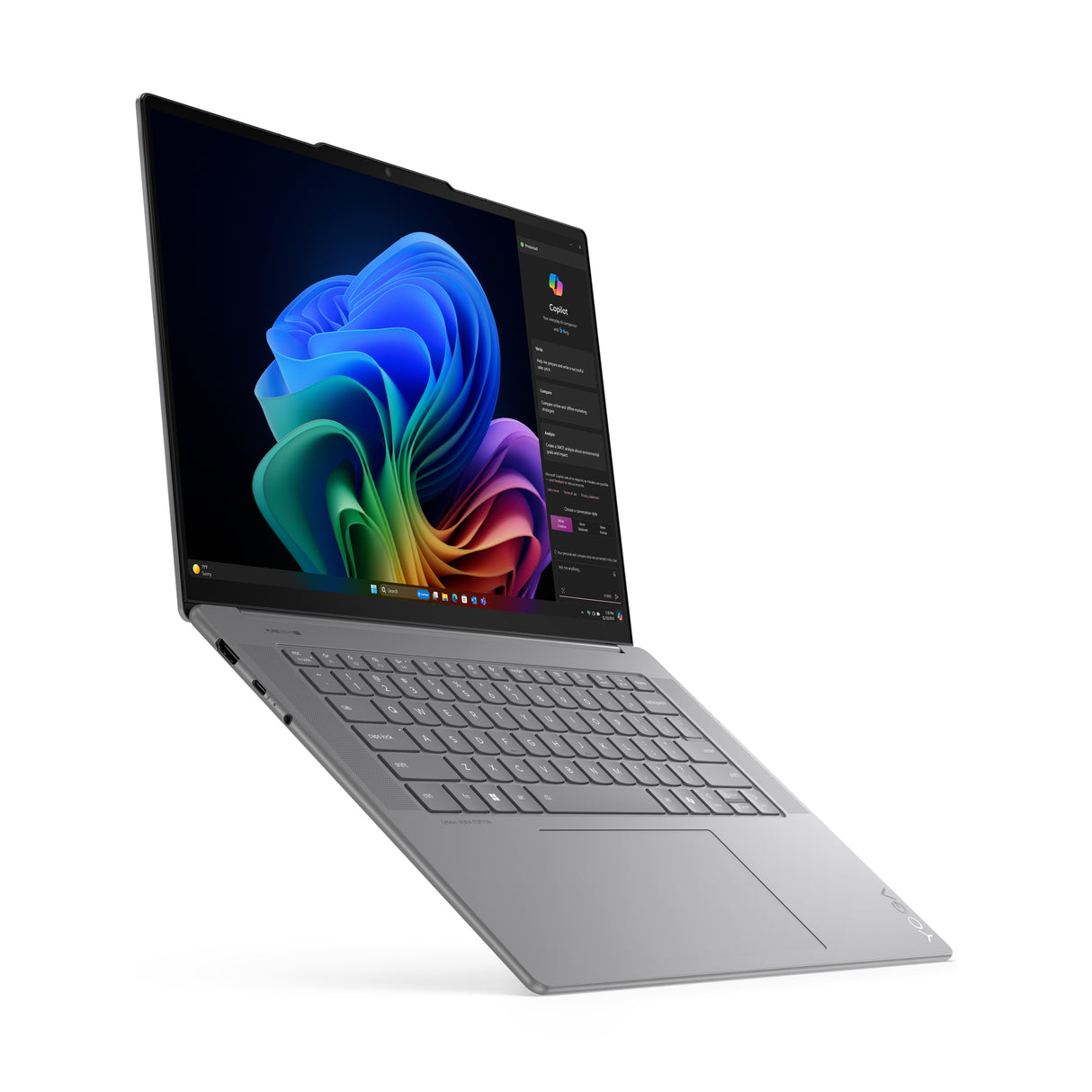 Lenovo Yoga Slim 7 15ILL9 Copilot+ PC Intel Core Ultra 7 258V Computadora portátil 38.9 cm (15.3") Pantalla táctil 2.8K 32 GB LPDDR5x-SDRAM 1 TB SSD