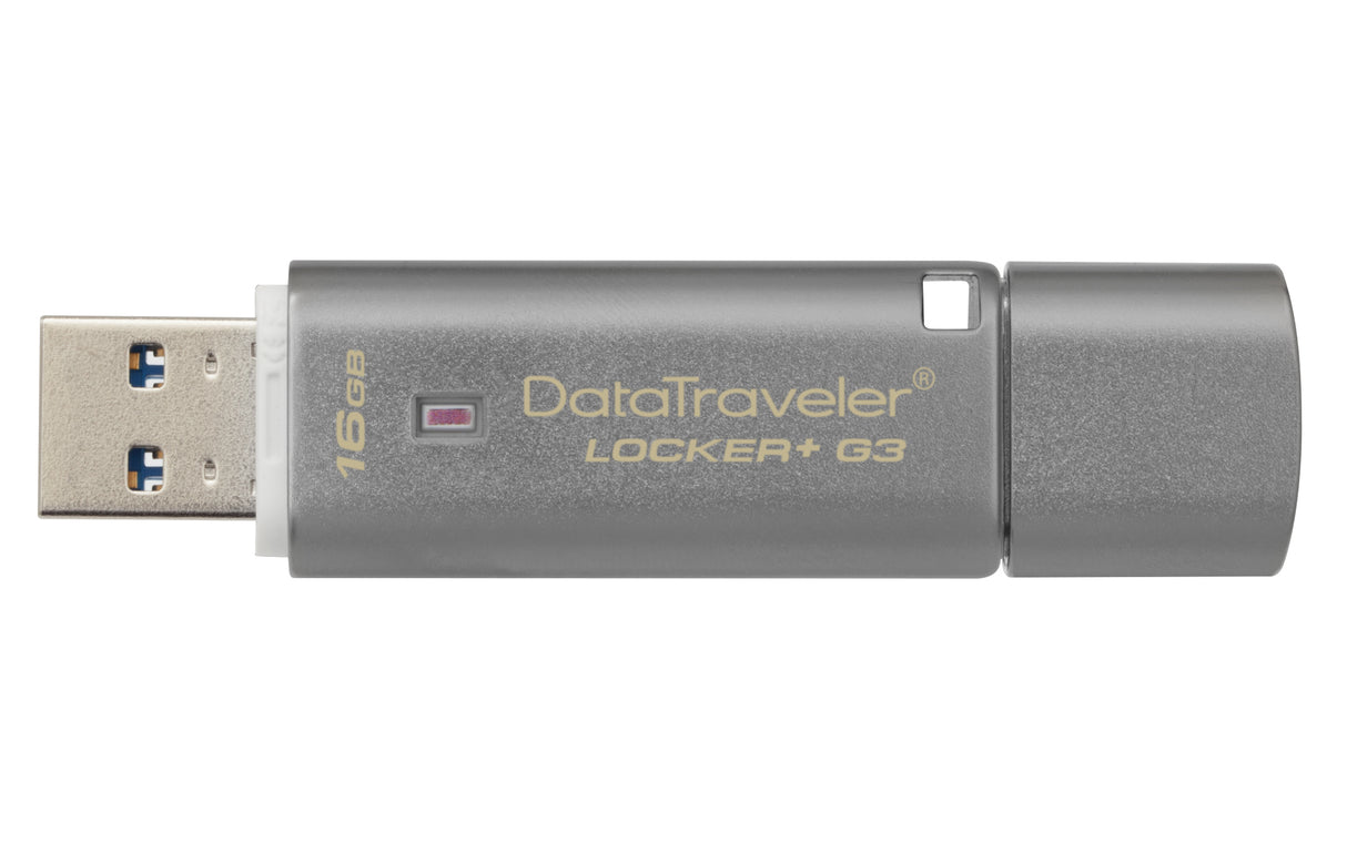 Kingston Technology DataTraveler Locker+ G3 16GB Memoria Flash 16 GB USB tipo A 3.2 Gen 1 (3.1 Gen 1) 135 MB/s