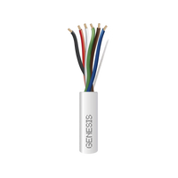 Bobina de 305 Metros (1000 Pies) / Cable de Cobre / 6 x 22 AWG / Riser / Tipo CMR-CL3R / Para Aplicaciones de Control de Acceso / Alarmas de Intrusión