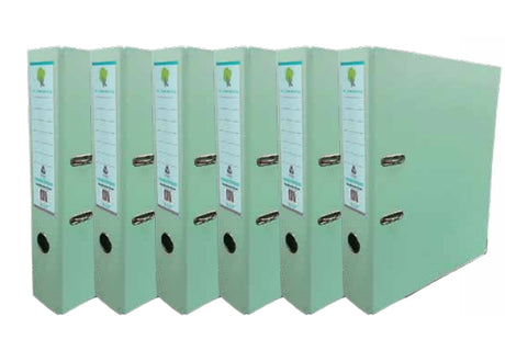 Techmakro KITCARP6VDP carpeta Cartón, Cloruro de polivinilo (PVC) Verde claro Carta, Folder de archivo convencional, 650