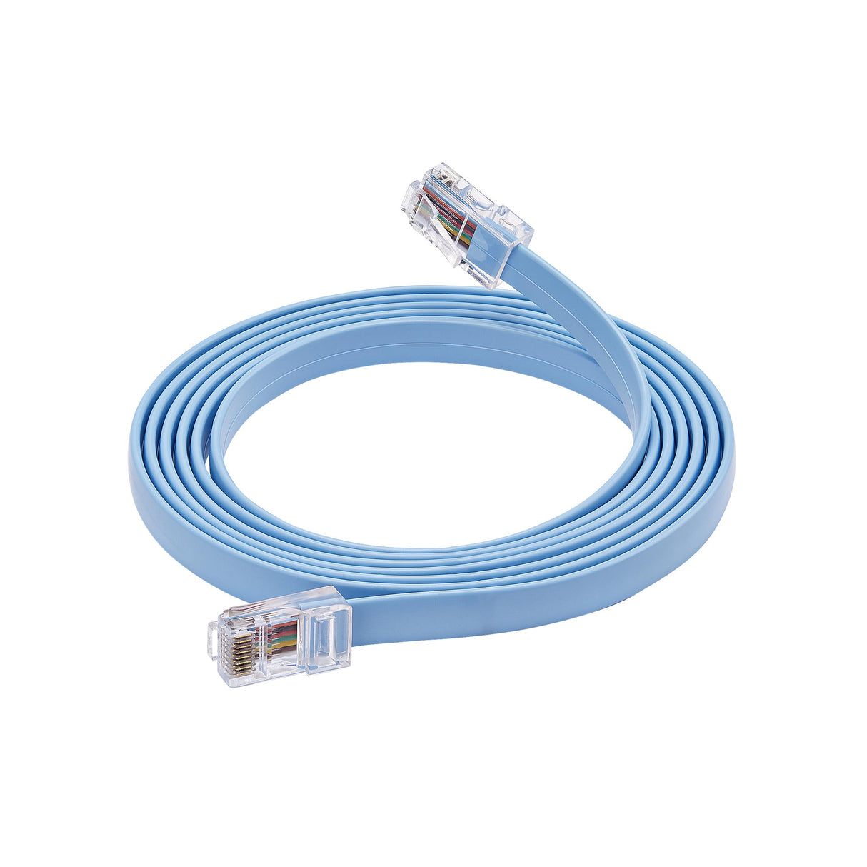 StarTech.com Cable de 1,8m Rollover de Consola Cisco - RJ45 Macho a Macho Cable Azul 1,8 m RJ-45 RJ-45