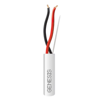 Bobina de 305 Metros (1000 Pies) de Cable 2 x 18 AWG / Riser / Blanco / Para Aplicaciones en Alarmas de Intrusión, Control de Acceso, Interfonos, TV P