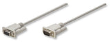 Manhattan 1.8m DB9 Cable Gris 1,8 m DB9 DB9