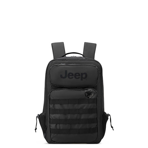 Delsey J02744610-00 maletín para laptop 39.6 cm (15.6") Mochila Negro, Tirante para hombro, 800 g