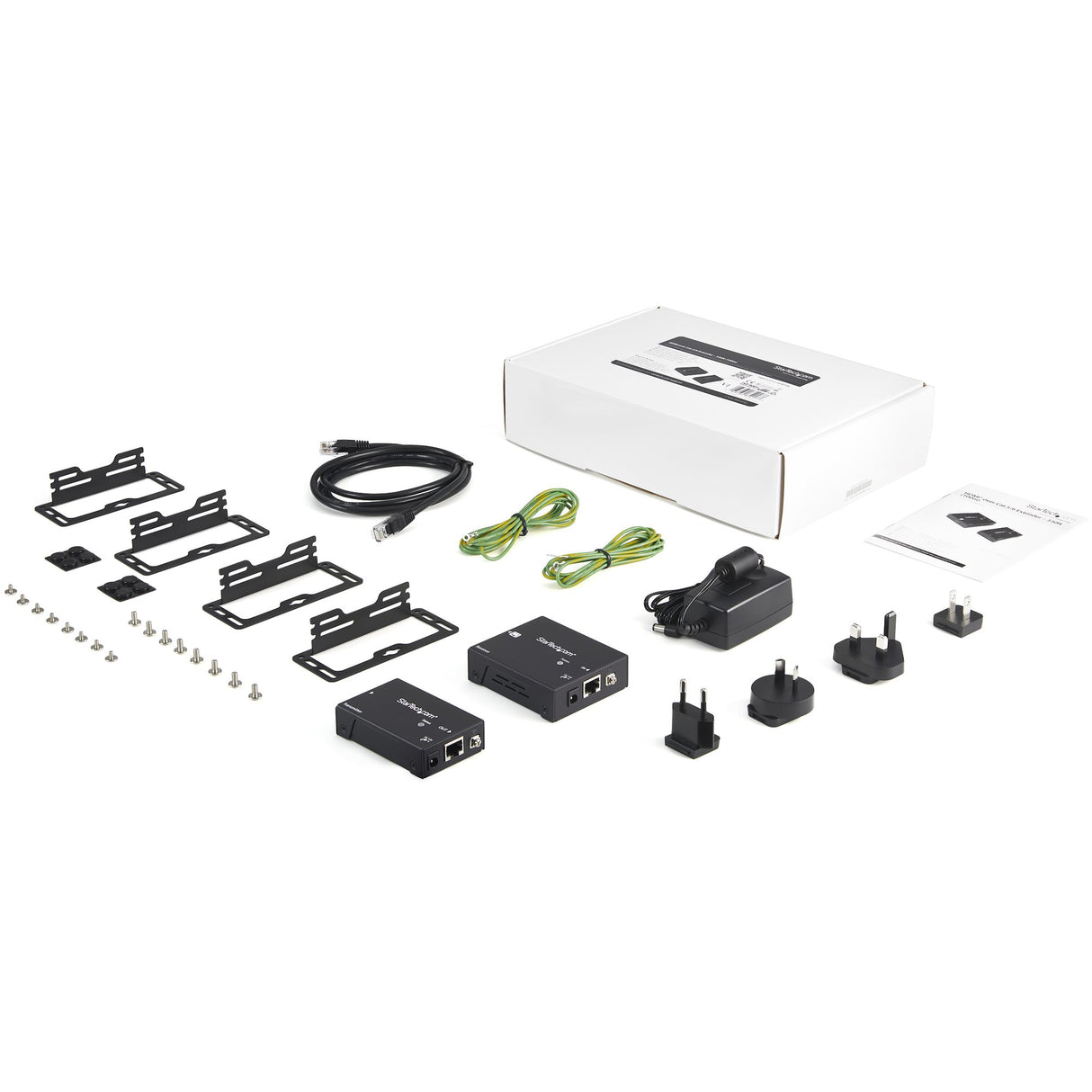 StarTech.com Juego Extensor HDMI por Cable CAT5 HDBaseT - 4K - 100m Audio/vídeo extendedores Transmisor y receptor de se