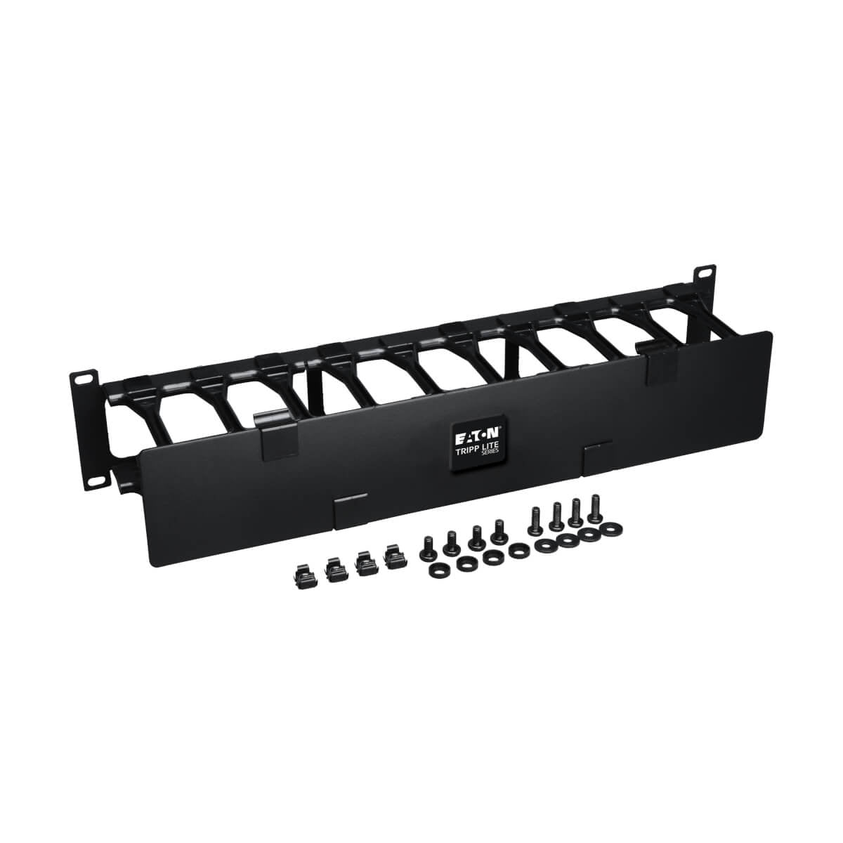 Tripp Lite SRCABLEDUCT2UHD Administrador De Cables Horizontal De 2U De Alta Capacidad (Conducto De Peine Con Tapa De Bis