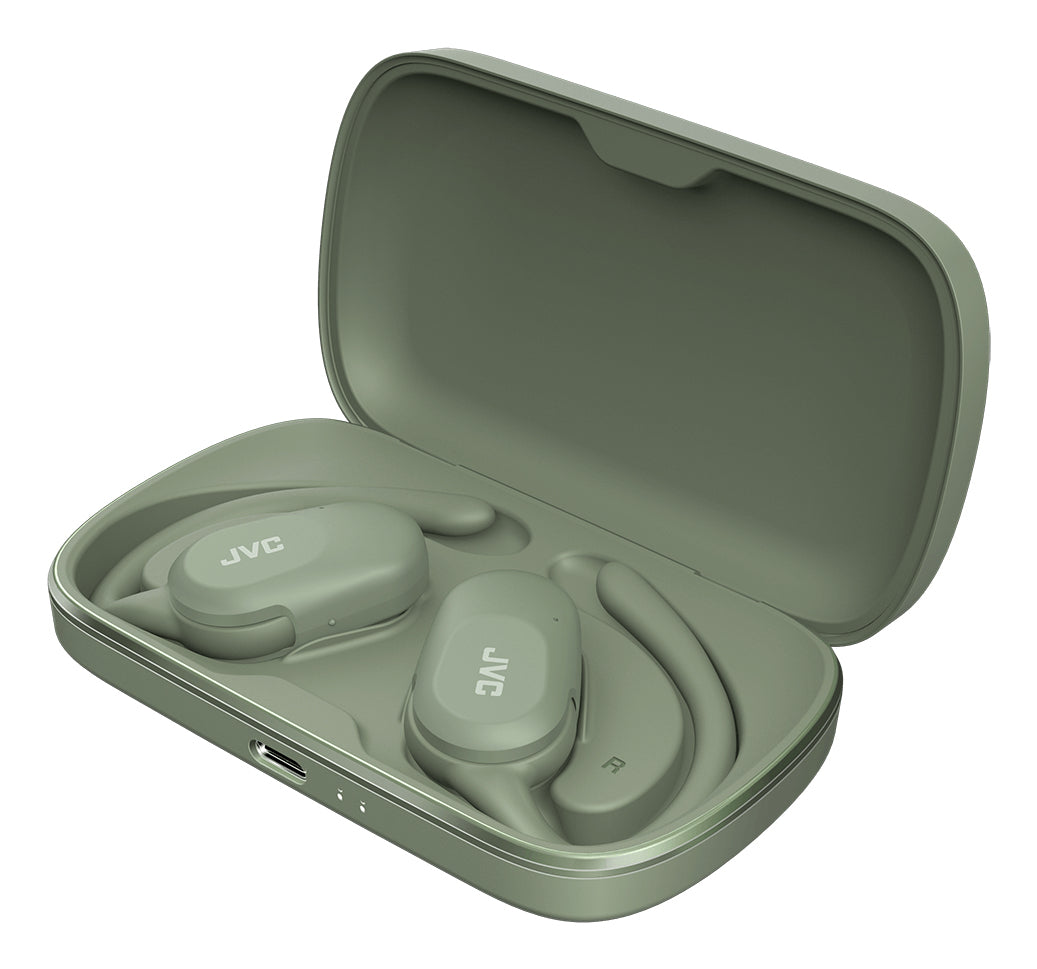 JVC HA-NP40T Auriculares True Wireless Stereo (TWS) Gancho de oreja Llamadas/Música Bluetooth Verde