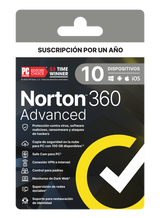 Norton 21443260-N licencias y actualizaciones de software 10 licencia(s) 1 año(s)