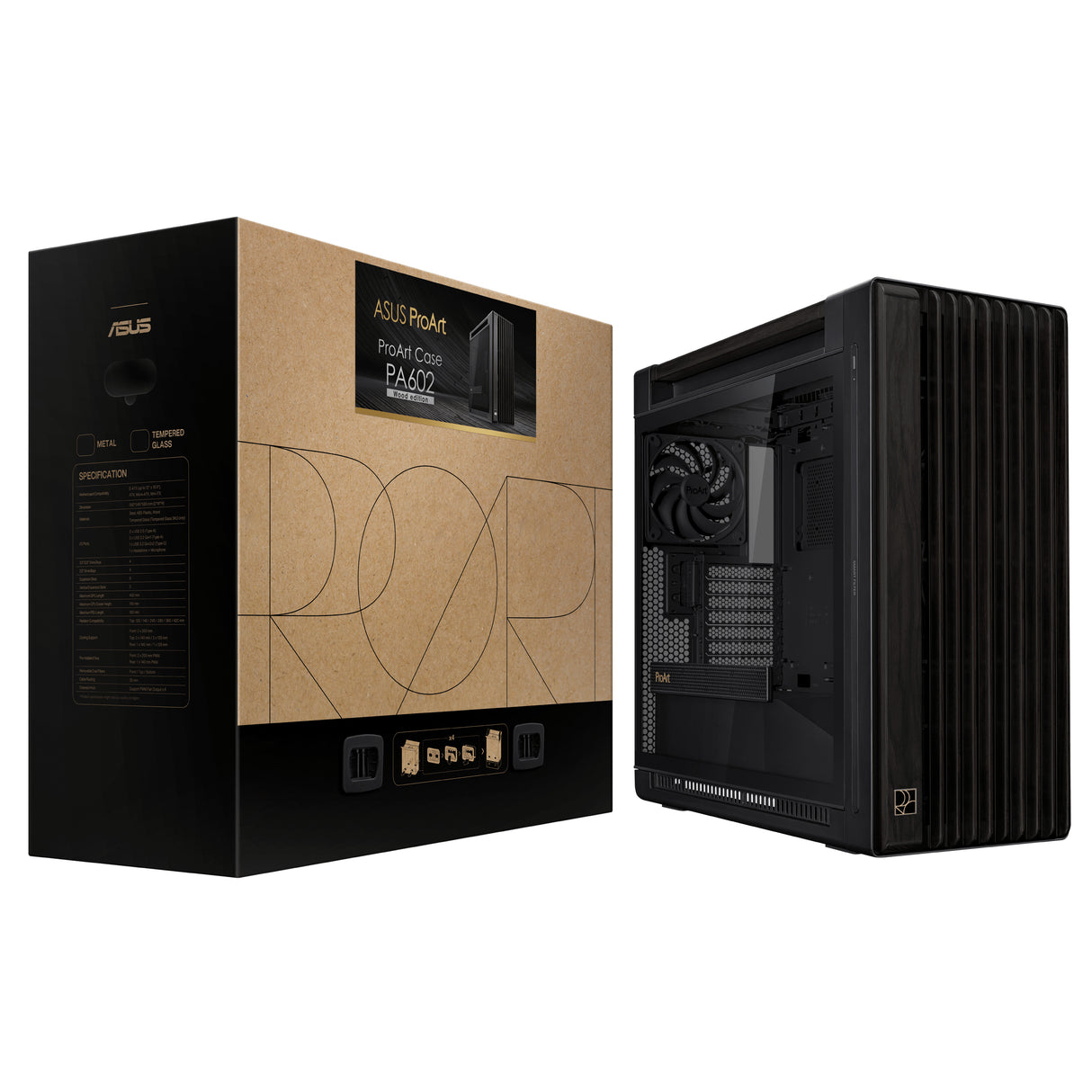 ASUS ProArt PA602 carcasas ordenador Midi Tower PC Negro 4