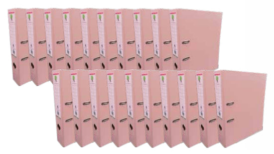 Techmakro KITCARP20RS carpeta de cartón Carta Rosa, Anillo D, Almacenamiento, Cloruro de polivinilo (PVC)