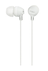 Sony MDR-EX15LP/W Auriculares Auriculares Dentro de oído Música Blanco