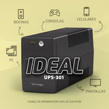 No Break Vorago Ups-301 800Va 480W 110-12V 6 Contacto