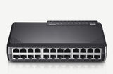 Netis System ST3124P dispositivo de redes No administrado Fast Ethernet (10/100) Negro, Bidireccional completo (Full dup