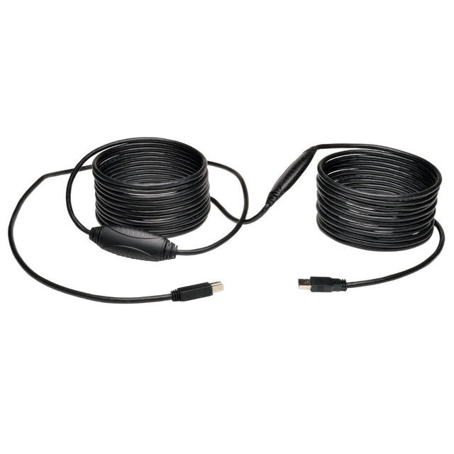 Tripp Lite U328-036 Cable Repetidor Activo USB 3.0 SuperSpeed (A a B M/M), 10.97 m [36 pies], USB 3.2 Gen 1 (3.1 Gen 1),