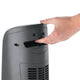 Lasko 1500W Ceramic Tower Space Heater with Digital Display and Remote Control, 5160, Black/Silver