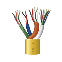 Carrete de Cable de 305 Metros (1000 Pies) / Color Amarillo / Compuesto por 6 x 22 AWG blindado, 4 x 18 AWG, 4 x 22 AWG, y 2 x 22 AWG / Para Aplicaci
