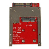 StarTech.com Adaptador Conversor de SSD mSATA a SATA de 2,5 Pulgadas - Convertidor tarjetas y adaptadores de interfaz SATA mSATA 3.0 Si